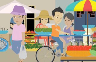 Se diseñaron los personajes cuidando que su apariencia, vestimenta, etc. reflejaran los rasgos de quienes conforman la audiencia de la campaña.