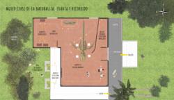 Planta del proyecto de la primera fase de la renovación del Museo de la Ballena en Samaná.