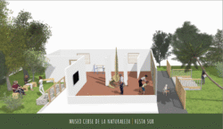Perspectiva del proyecto de la primera fase de la renovación del Museo de la Ballena.